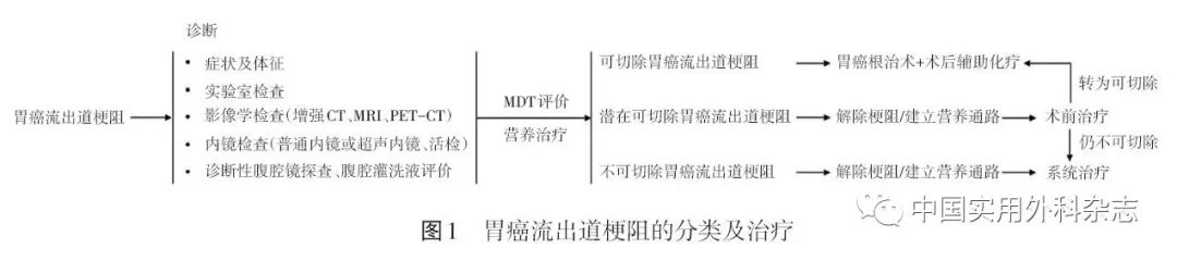 胃癌流出道梗阻诊治中国专家共识（2022版）